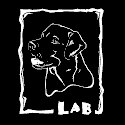 Black/Chocolate Lab Woodcut