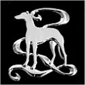 New Roads Greyhound Pin