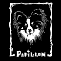 Papillon Woodcut