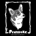 Pembroke Welsh Corgi Woodcut