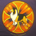 Stained Glass Shetland Sheepdog