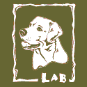 Yellow Lab Woodcut