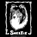 Sheltie Woodcut